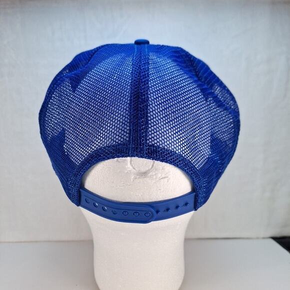 Vintage Funny Liquor Trucker Hat Cap Mesh Snapback Blue "I Drink" - Picture 4 of 8